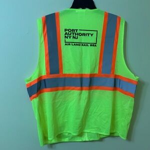 Port Authority New York New Jersey Employee Crew Reflective Safety Vest Size L
